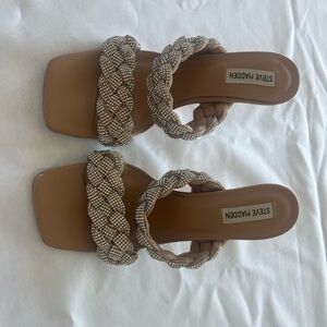 Steve Madden Tan Braided Women's Sandals